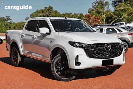 White 2025 Mazda BT-50 Ute Tray XT R