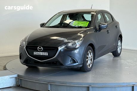 Grey 2017 Mazda 2 Hatchback Maxx