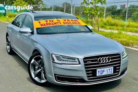 Silver 2015 Audi A8 Sedan L 3.0TDI QUATTRO 4H MY16 DTV6 8 SPD AUTO 4WD