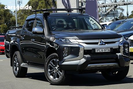Grey 2019 Mitsubishi Triton Ute Tray GLS PREMIUM 4X4