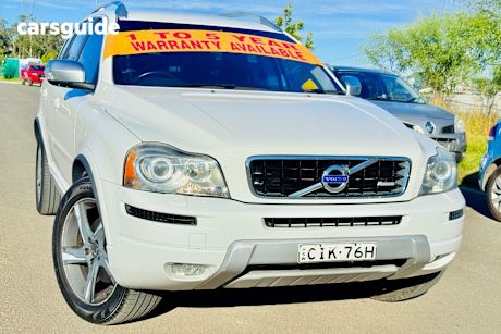 White 2012 Volvo XC90 Wagon D5 R-Design
