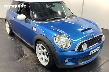 Blue 2007 Mini Cooper Hatchback S