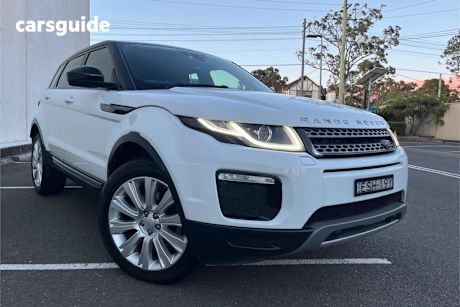 White 2017 Land Rover Range Rover Evoque Wagon Td4 (110Kw) Se