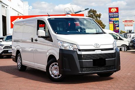 White 2022 Toyota HiAce Van Lwb (Panel Option)