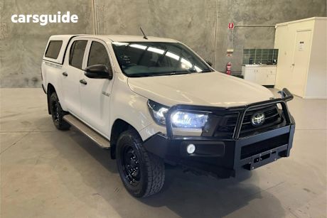 White 2021 Toyota Hilux Ute Tray WORKMATE HI-RIDER R