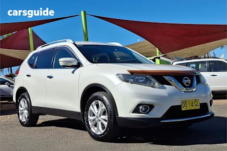 White 2014 Nissan X-Trail SUV ST-L F