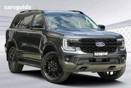 Grey 2025 Ford Everest Wagon Sport (Rwd)