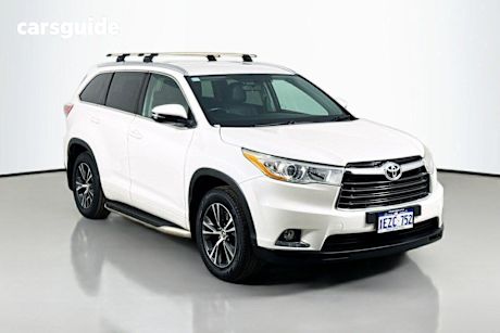 White 2016 Toyota Kluger Wagon Gxl (4X4)