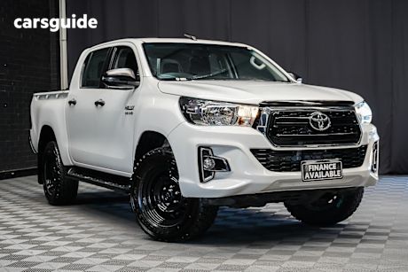 White 2018 Toyota Hilux Dual Cab Utility Sr Hi-Rider