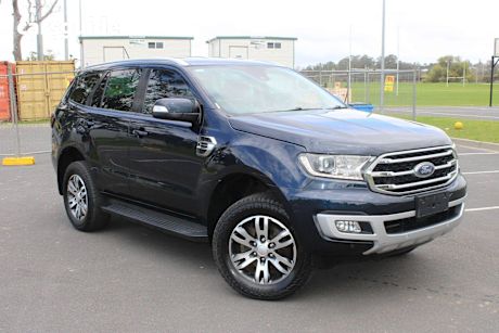 Blue 2020 Ford Everest SUV TREND 4X4