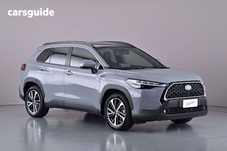 Grey 2022 Toyota Corolla Cross Wagon Atmos Awd Hybrid