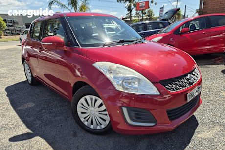 Red 2016 Suzuki Swift Hatchback Gl