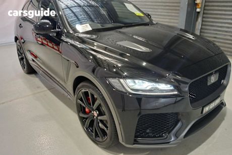 Black 2019 Jaguar F-Pace Wagon Svr (Awd) (404Kw)