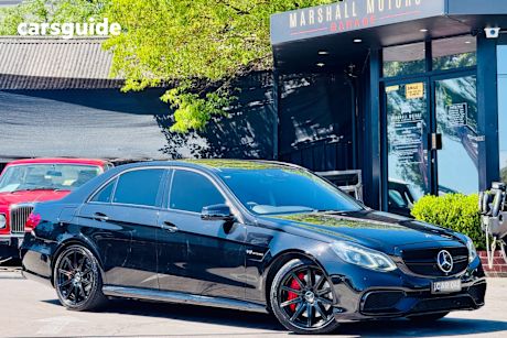 Black 2014 Mercedes-Benz E63 Sedan Amg S