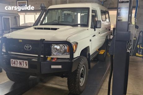 White 2022 Toyota Landcruiser SUV WORKMATE TROOPCARRIER 4X4
