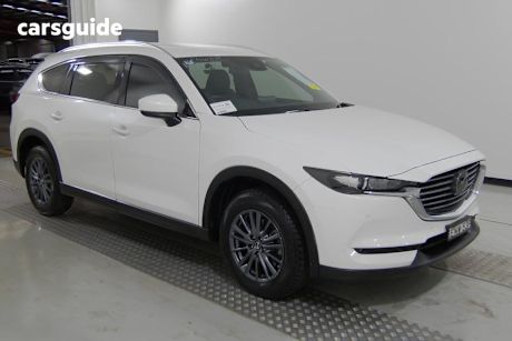 White 2021 Mazda CX-8 Wagon Touring (Awd)