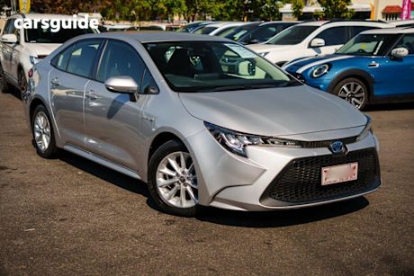 Silver 2022 Toyota Corolla Sedan Ascent Sport Hybrid