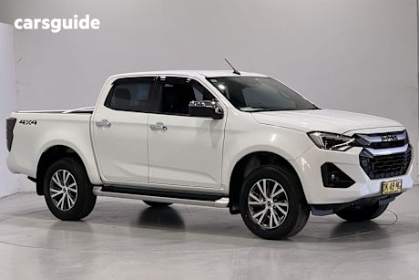 White 2024 Isuzu D-MAX Ute Tray LS-U+ 4X4