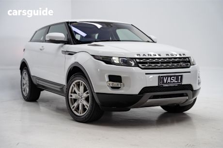 White 2013 Land Rover Range Rover Evoque SUV ED4 PURE F