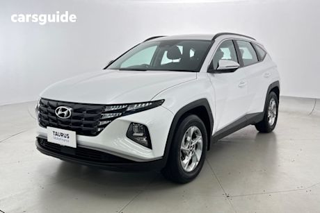 White 2021 Hyundai Tucson SUV F