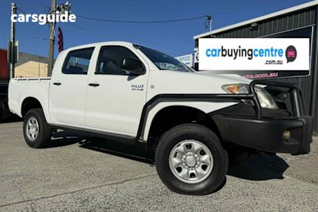 White 2007 Toyota Hilux Dual Cab Pick-up Sr (4X4)