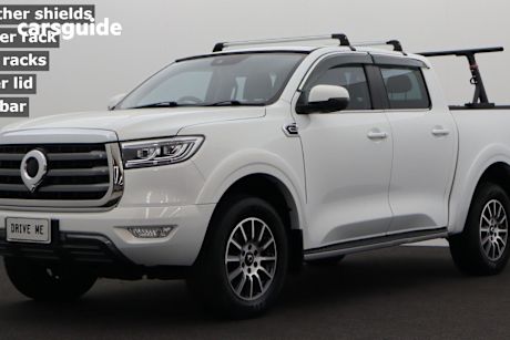 White 2023 GWM UTE Ute Tray CANNON 4X4