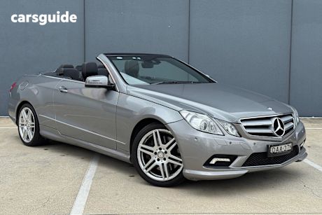 Silver 2011 Mercedes-Benz E-CLASS Convertible E500 AVANTGARDE R