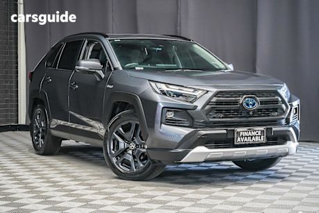 Grey 2022 Toyota RAV4 Wagon Edge (Awd) Hybrid
