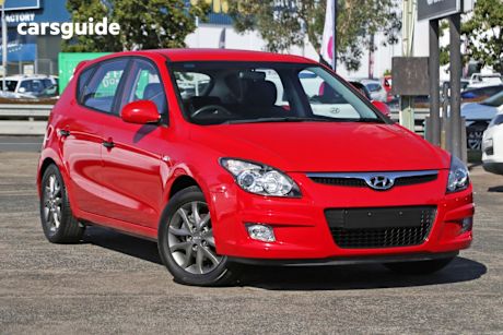 Red 2010 Hyundai I30 Hatch SX F