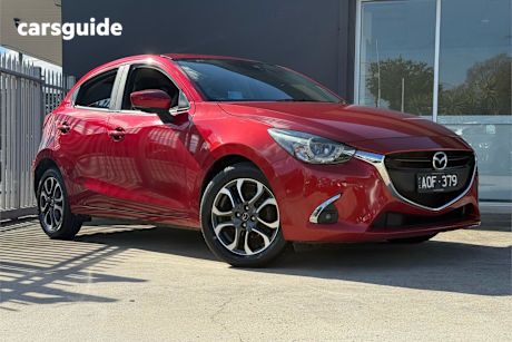 Red 2017 Mazda 2 Hatchback Genki
