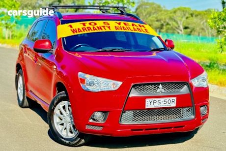 Red 2012 Mitsubishi ASX Wagon (2Wd)