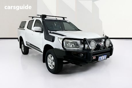 White 2014 Holden Colorado Crew Cab Pickup Lt (4X4)