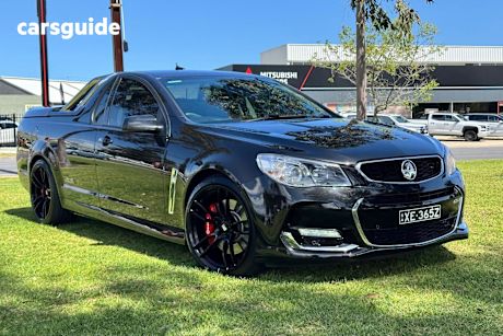 Black 2016 Holden UTE Ute Tray SS V REDLINE R