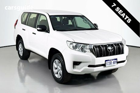 White 2023 Toyota Landcruiser Prado Wagon Gx 7 Seat