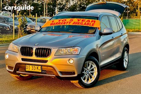 Blue 2011 BMW X3 Wagon Xdrive 20D Lifestyle