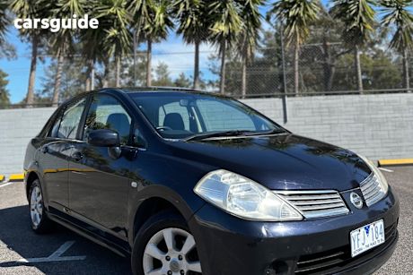 Black 2006 Nissan Tiida Sedan St