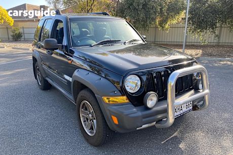 Black 2005 Jeep Cherokee SUV RENEGADE 4X4