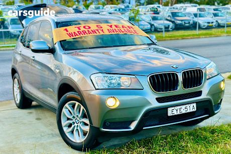 Grey 2013 BMW X3 Wagon Xdrive 20D