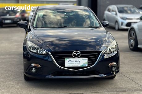 Blue 2015 Mazda 3 Sedan Maxx