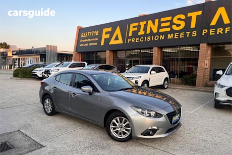 Silver 2015 Mazda 3 Sedan Maxx