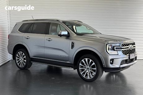 Silver 2024 Ford Everest SUV PLATINUM 4X4