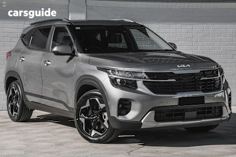 Grey 2025 Kia Seltos SUV SPORT+ 4X4