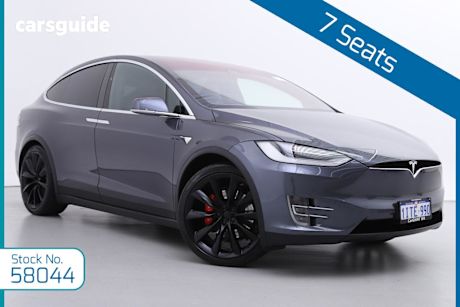 Grey 2020 Tesla Model X Wagon Performance