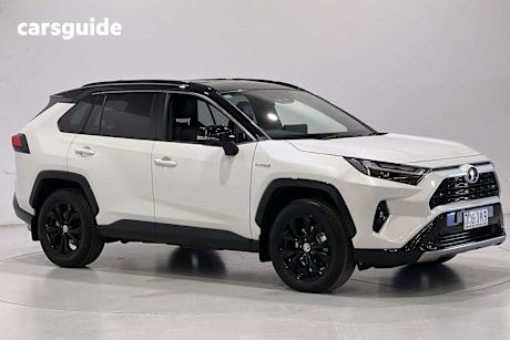 White 2023 Toyota RAV4 SUV XSE F