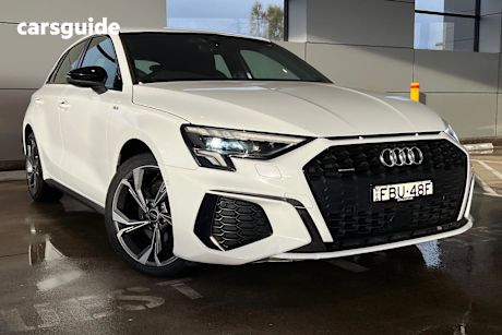 White 2023 Audi A3 Hatch 40 TFSI S LINE 4WD