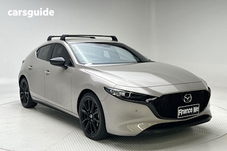 Beige 2024 Mazda Mazda3 Hatch G25 EVOLVE SP F
