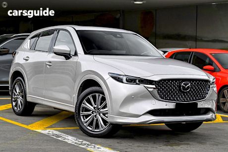 Silver 2025 Mazda CX-5 SUV G25 AKERA 4X4