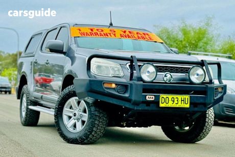 Grey 2012 Holden Colorado Crew Cab Pickup Lx (4X4)