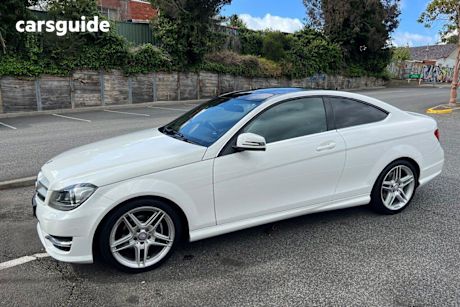 White 2012 Mercedes-Benz C250 Coupe Be
