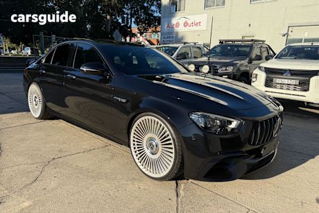 Black 2021 Mercedes-Benz E-CLASS Sedan E63 AMG S 4WD